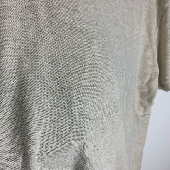 Chaps Ralph Lauren Cotton Linen Blend Polo T-Shirt Size Large - Picture 9 of 9